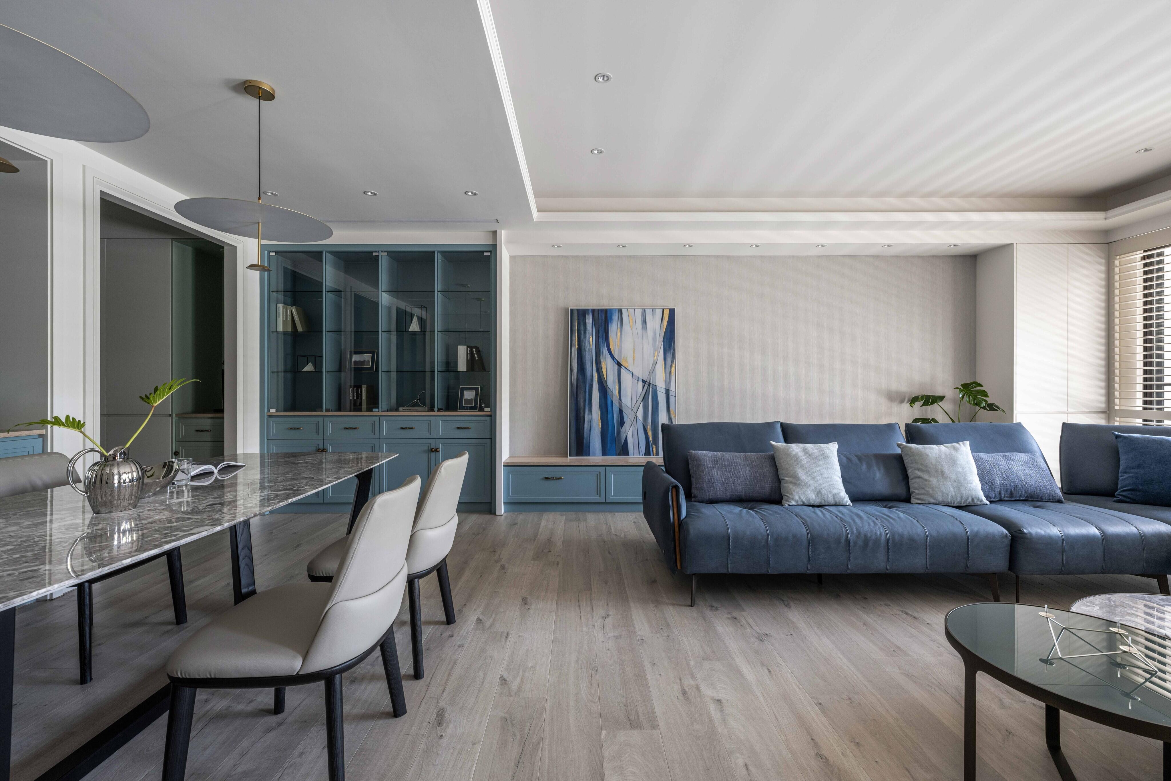 美式現代為設計核心美學基底，揉合出唯美氣質優雅的家